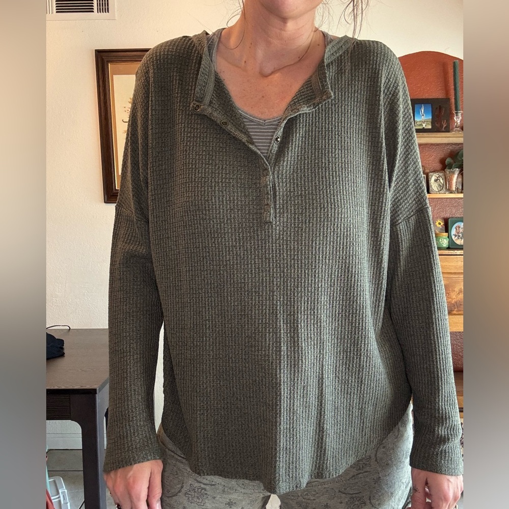 Olive Green Women's Sweater